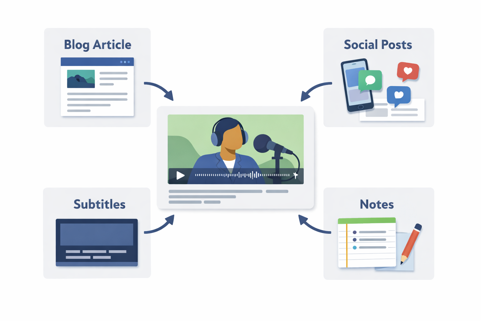 Screenshot sequence showing the audio extraction process from start to finish